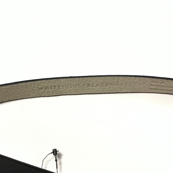 White House Black Market Womens Belt Elastic Back S Work Career Casual New - Picture 3 of 6